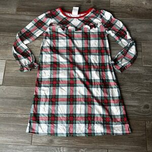 Wonder Nation Kids Plaid Christmas Holiday Pajama Dress Size 12